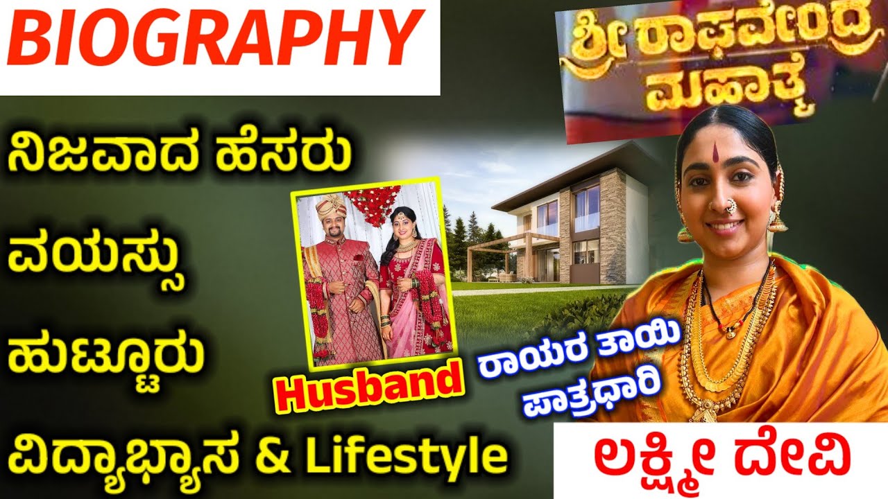 sri raghavendra mahatme serial rayara ajji lakshmi devi real name | Sneha Hegde Real lifestyle Video