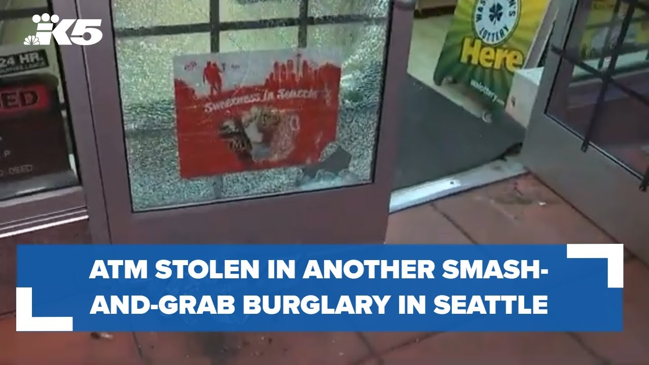 Police investigate another smash and grab burglary in Seattle - YouTube