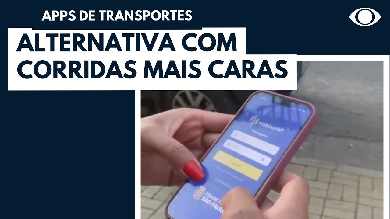 Aplicativos de transporte foram alternativa aos transportes em SP - YouTube
