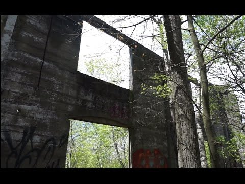 Abandoned Coal Mine Structure with old Railroad Bed URBEX
