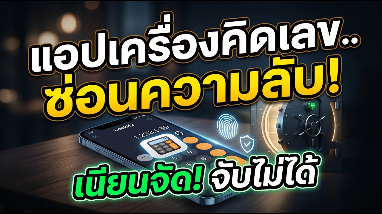 วิธีซ่อนรูป/วิดีโอในมือถือ ปลอดภัย 100% ด้วยแอปเครื่องคิดเลข