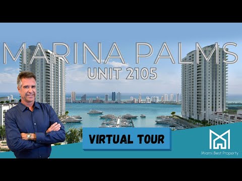 Marina Palms Aventura | UNIT 2105 | MIAMI BAY VIEW🔥😱