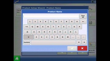How to create a Tank Mix on the Ag Leader ® Integra/Versa display