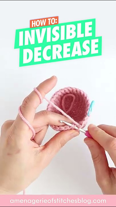 How To Invisible Decrease For Beginners (Inv Dec) - Amigurumi Crochet Tutorial