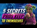 5 SECRET Tips Pros Keep To Themselves! - Fortnite Battle Royale