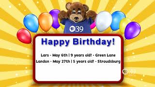 Cub Club May Birthdays