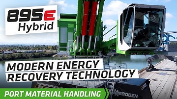 The most modern energy recovery technology - SENNEBOGEN 895 E
