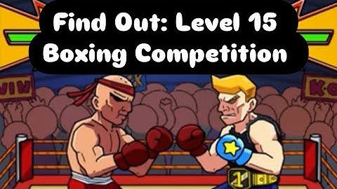 Find out-hidden objects: level 15 Boxing Competition