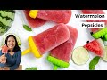 How to Make Healthy Watermelon Popsicles – No Added Sugar!