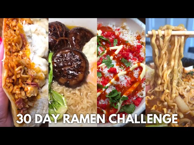 30 Day Ramen Challenge Compilation class=