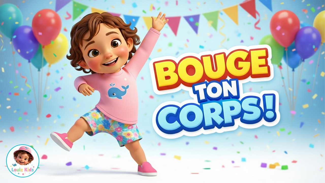 Découvre ton corps en chanson ! | apprendre les parties du corps en bougeant | louiz kids