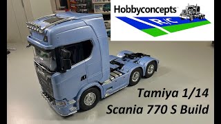 * New* Tamiya 1/14 Scania 770 S 6x4 Semi Truck Build