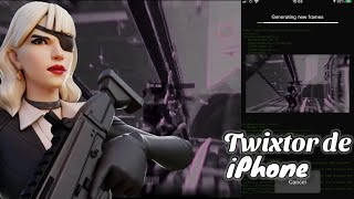 Primeira Vez Fazendo Twixtor No Iphone