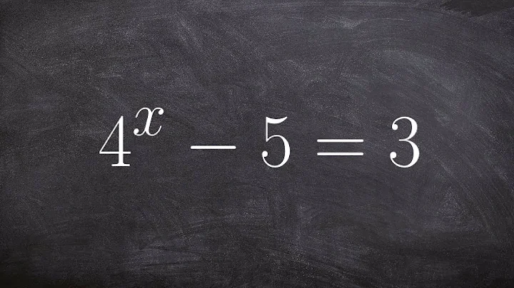 Learn the basics for solve an exponential equation using a calculator