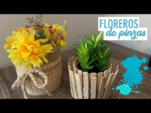 Video: Cómo Hacer Un Jarrón Decorativo Con Pinzas Para La Ropa