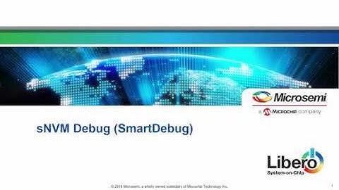 sNVM Debug using SmartDebug