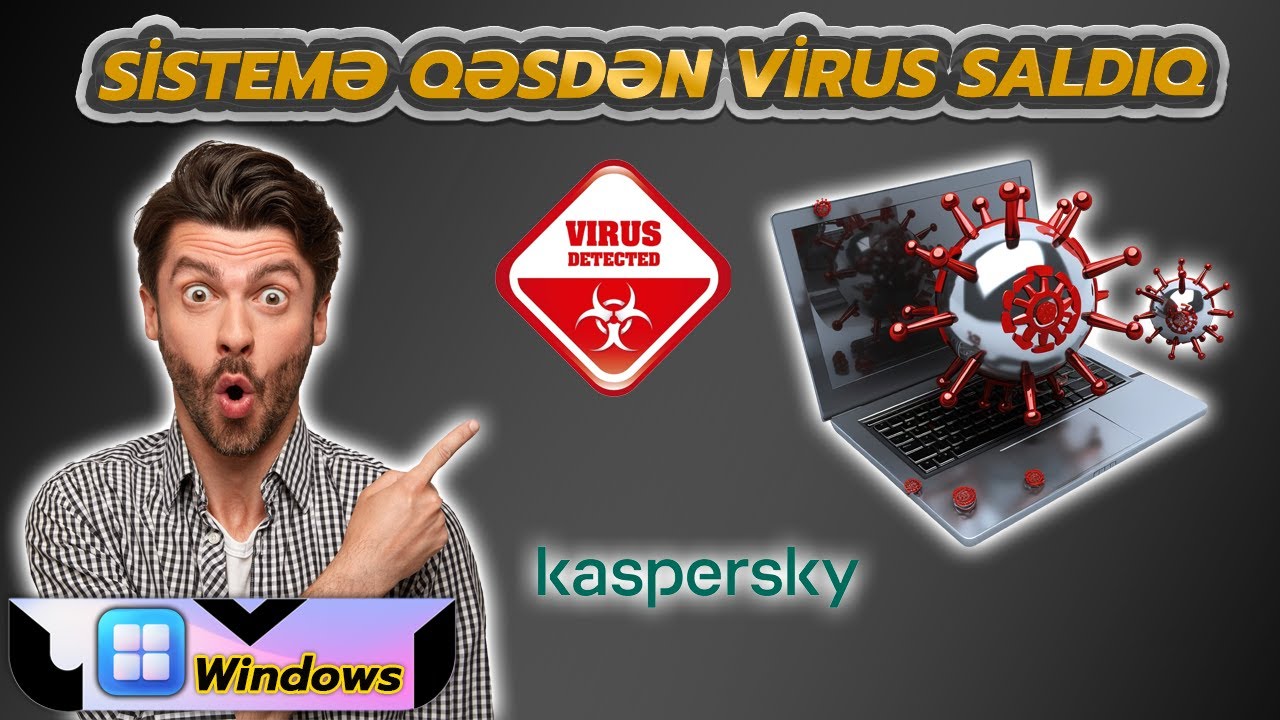 Kaspersky Rescue Disk REAL TEST 🔥 Sistemə QƏSDƏN Virus Saldıq – NƏTİCƏ ŞOK!