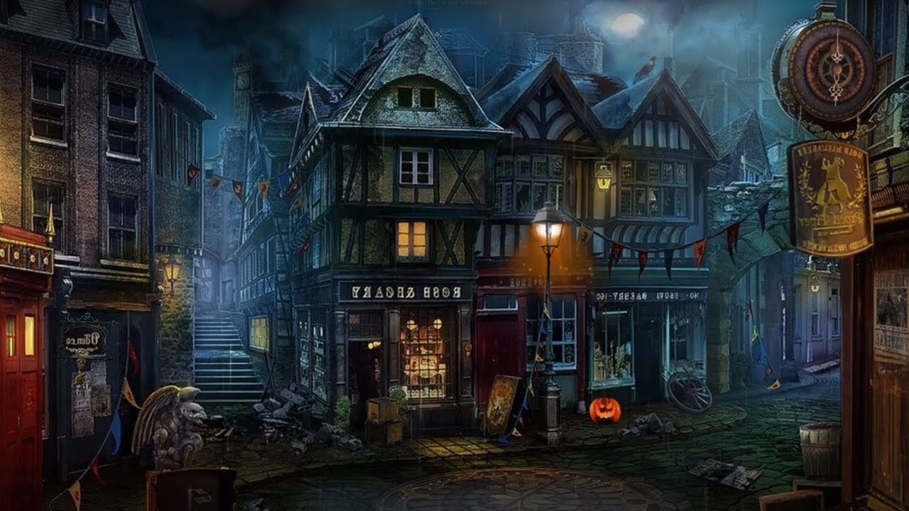 Spooky Town on Halloween - YouTube