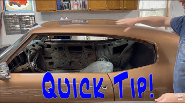 GM A Body Drip Rail Molding Install - 1970 Buick GS Stage1