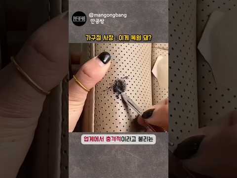 업계에서 충격적이라 불리는 쇼파 수리 thumbnail