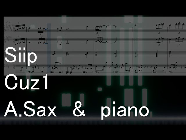 🐑Siip - Cuz I / A.sax & piano cover - YouTube