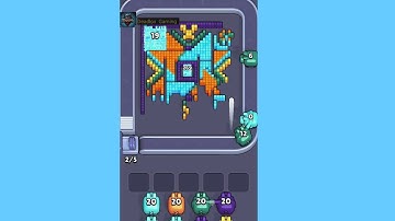 Pixel Flow Level 210. Walkthrough Gameplay