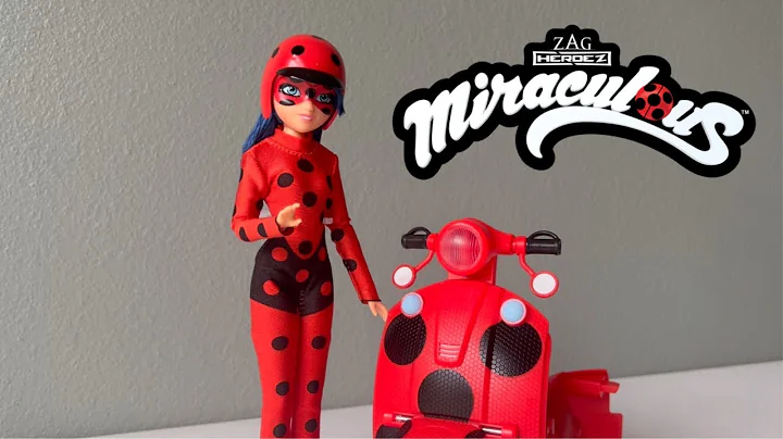 Miraculous Ladybug Switch N Go Scooter and Doll Pl...