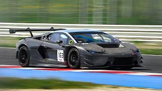 All Carbon Lamborghini Temerario GT3 Testing at Misano: Start Up, Accelerations & Sound!