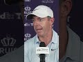Rory McIlroy shared his thoughts on golfers saying they’d prefer to not return to the PGA Tour