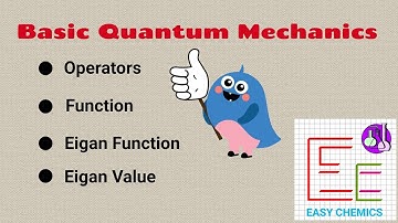 Operators/Function/Eigan Function/Eigan Value /Basic Quantum Mechanics