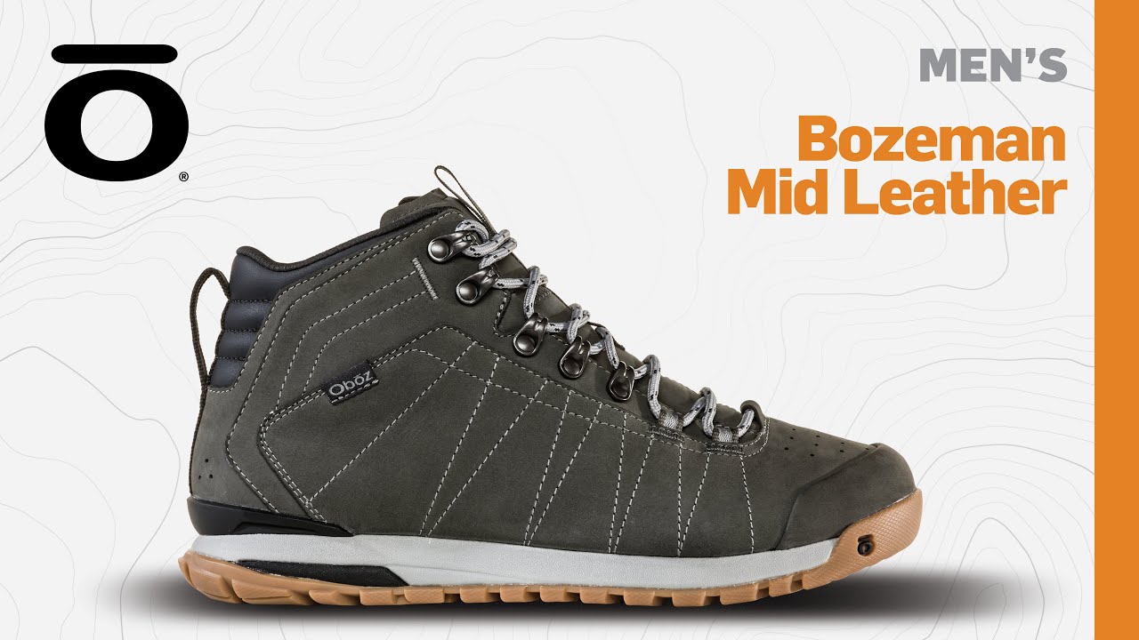 Oboz Men's Bozeman Mid Leather YouTube
