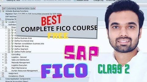 SAP FICO Training - Complete SAP FICO Video Based Course | Class 2 in #SAP FICO VIDEO
