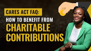 CARES Act FAQ: How to Benefit From (Charitable Contributions) | Shamika Saves