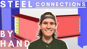 Steel Connection Design Example - Using AISC Steel Manual | By Hand | Part 1 of 2