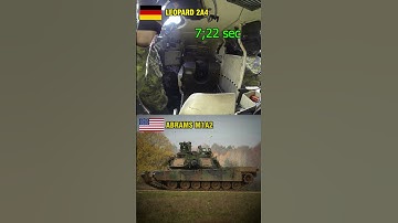 Abrams M1A2 vs Leopard 2A5 — Reload Speed Comparison