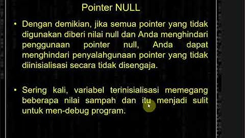 Pertemuan 10 - Algoritma dan Struktur Data (Pointer)