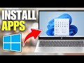 كيفية تنزيل التطبيقات على كمبيوتر HP المحمول Windows 11