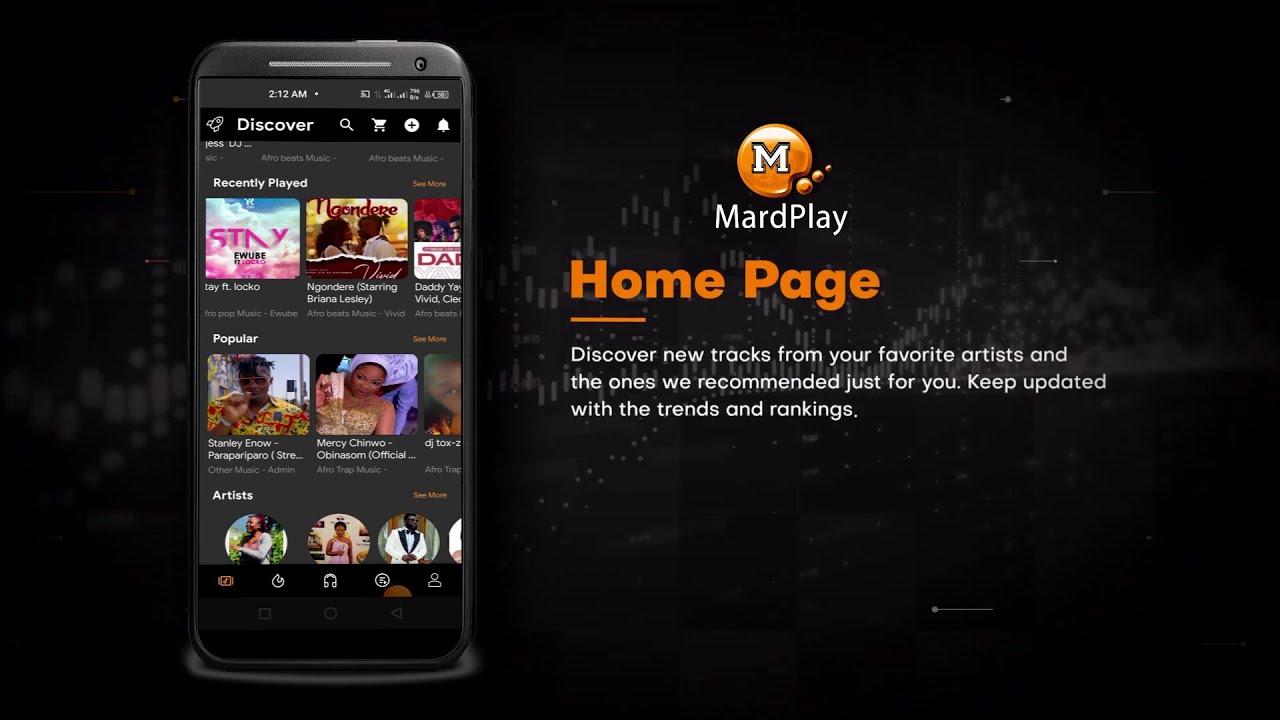 MardPlay is a Social Music Streaming Platform  For African Music and Audio Content