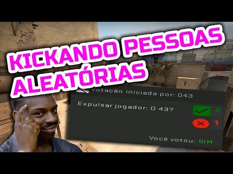 KICKANDO PESSOAS ALEATÓRIAS | CS:GO