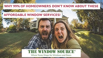 Best Home Window Replacement Company Near Me || Window Source Houston