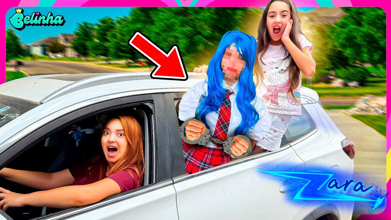 PRENDEMOS A MENINA QUE NÃO GOSTA DA BELINHA NO CARRO PARA VER O ROSTO DELA