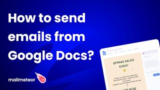 How to send emails from Google Docs?