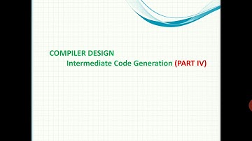Intermediate Code Generation-PART IV - Control Flow Graph (CFG)