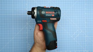 12 Volt Cordless Screwdriver: Bosch Professional