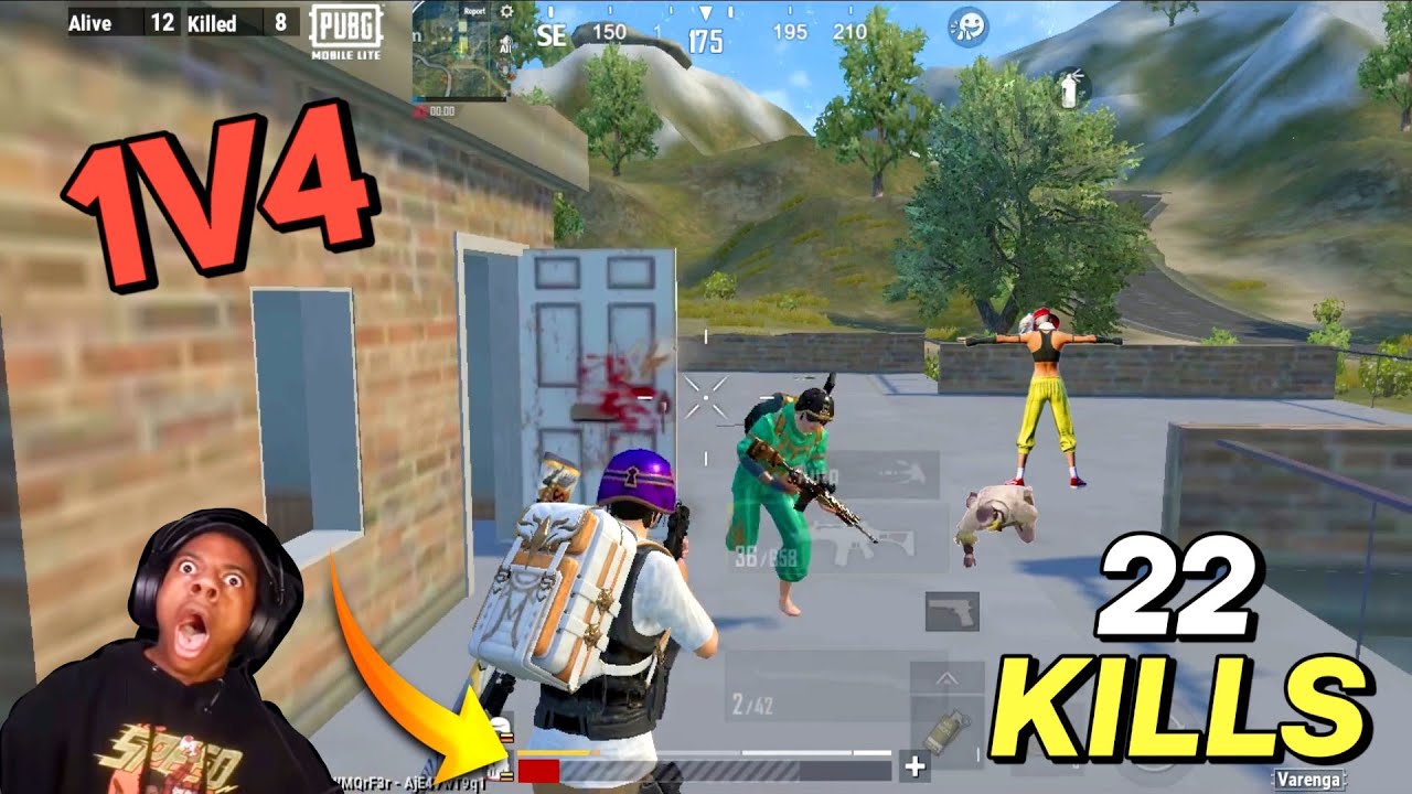 22 KILLS🔥| 1v4 😱 0 HP CLUTCH | SOLO VS SQUAD GAMEPLAY | PUBG MOBILE ...