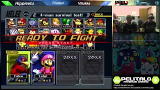 Union VIII - Vilness (Luigi) vs. HippiEetu (Pikachu,Falco) - SSBM - Winners Round 1