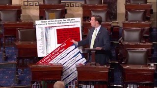 Senator Murphy Delivers 'Voices of Victims' Speech & Calls for Action to End Child Gun Deaths