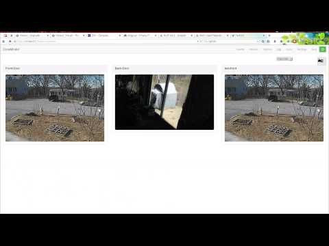 ZoneMinder new console and montage view demo