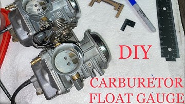 How to Make a Float Gauge for Carburetor Float Height