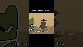 This duck has a dark secret